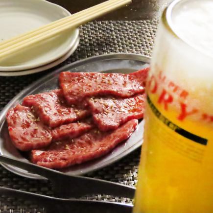 和牛希少部位が魅力♪【満足コース】全10品ホットペッパークーポン利用5000円(税込)