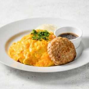 ハンバーグオムライス
