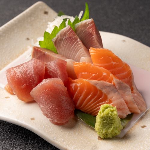 刺身盛り合わせ3種
