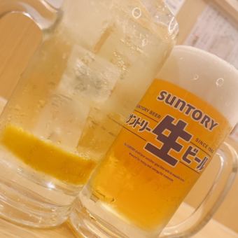 仕事帰りのサク飲みに最適◎【南林間の焼肉屋サク飲みコース】90分/ドリンク2杯/10品