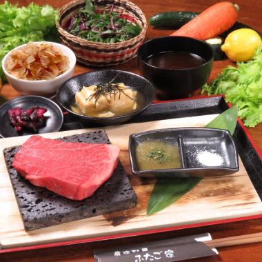 [Lunch limited set menu] Kuroge Wagyu beef thigh steak lunch★