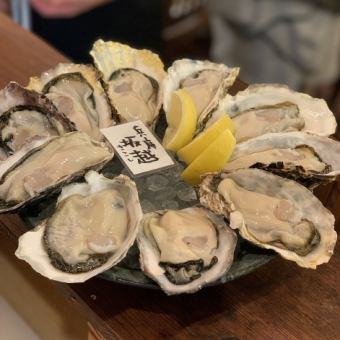 生牡蛎、烤蒸牡蛎、炸牡蛎无限畅饮！！超值6,000日元套餐