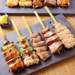 毎日手刺し！自慢の串焼き！