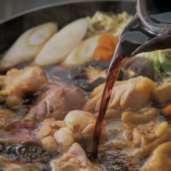 錦爽どりのすき焼きコース　