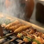 手打ちで一本一本愛情込めて焼いております！