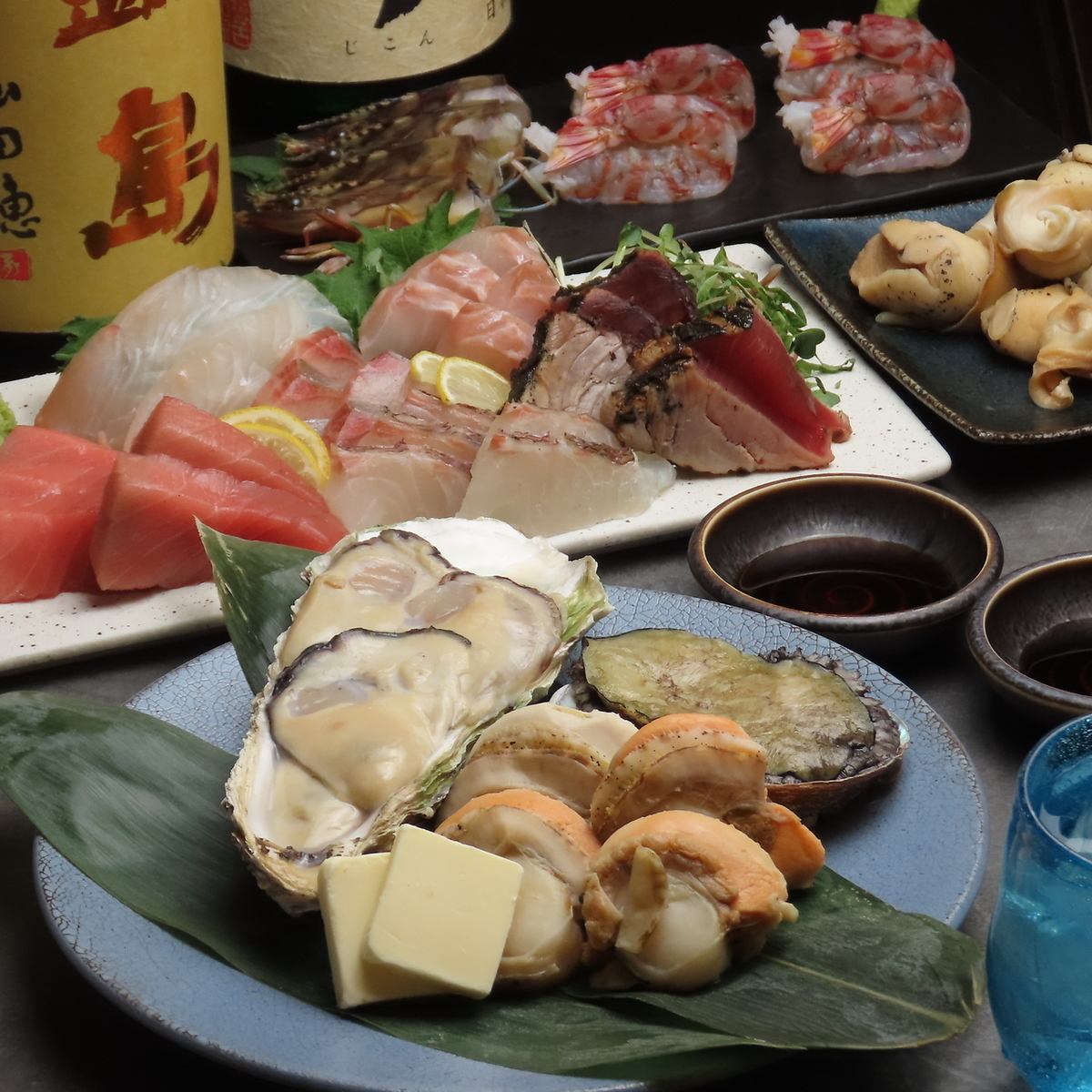 Please enjoy the fresh fish purchased from Toyosu!