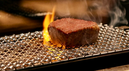 The best A5 Wagyu beef, delivered daily, is charcoal-grilled