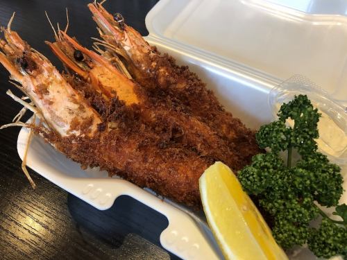 Fried shrimp (3 large pieces)