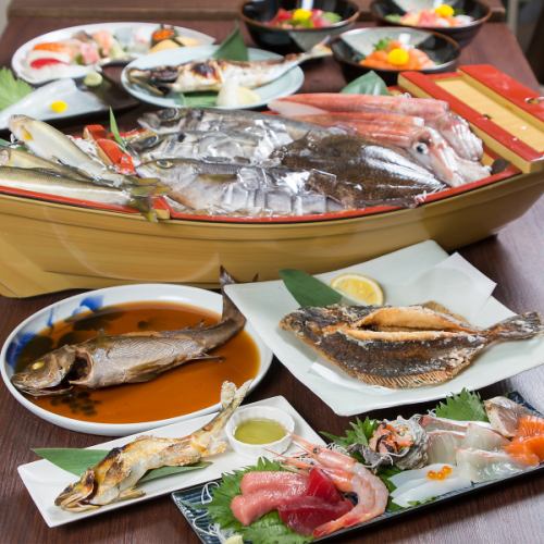 魚介の美味しさを堪能する