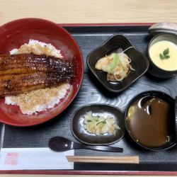 うな丼定食(ハーフ)