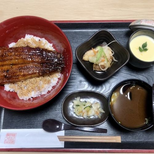 うな丼定食(ハーフ)