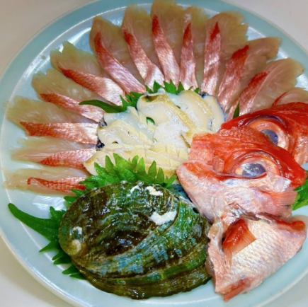 金目鯛とアワビのしゃぶしゃぶコース　3,980円(税込)