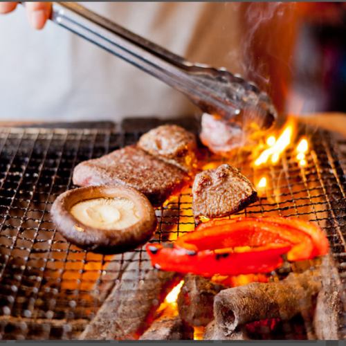 【Charcoal grilling】 Plenty of umami and fragrance are excellent items