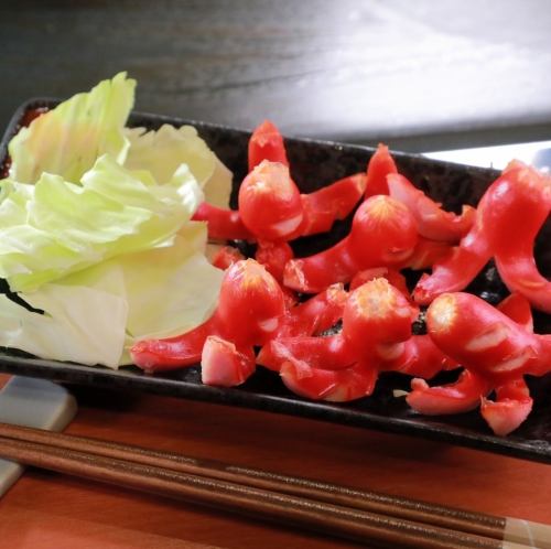 赤ウィンナー(6ヶ)/ポテちくわ