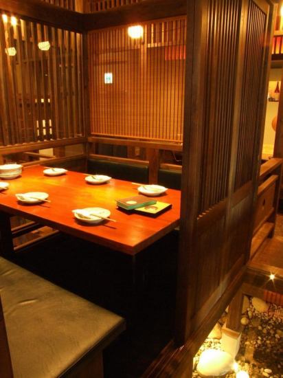 Japanese-style modern spaces full of taste! If you wish to reserve a private room, make a reservation as soon as possible ...