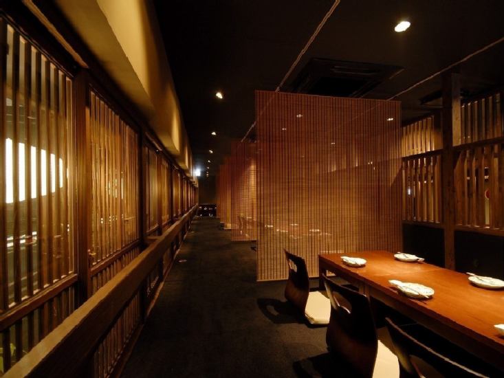 A relaxing moment in a tasteful space ... popular Japanese modern dining