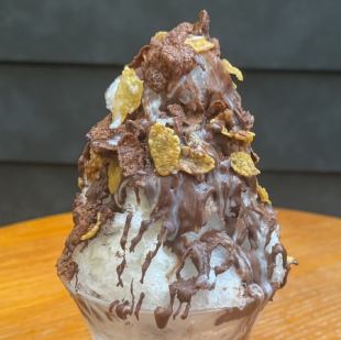 チョコクランチかき氷