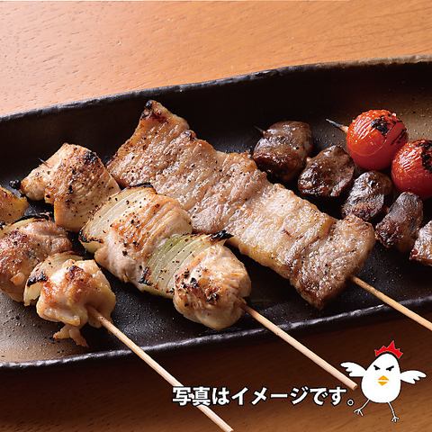 Assorted 5 skewers of yakitori