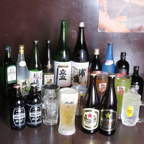 こだわりの日本酒をどうぞ