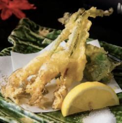 ニンニク天ぷら