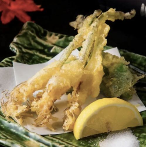 ニンニク天ぷら