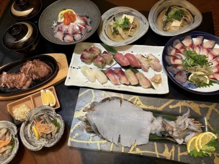 【豪華鯖鉄特別コース】＜2時間飲み放題付＞極上鯖×博多逸品料理を味わう 12,000円コース