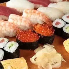 【包含2小时畅饮】【秋季御崎套餐】5500日元即可享用包含时令刺身和寿司的豪华套餐。