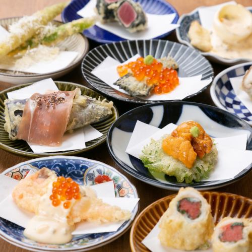 [1 minute walk from Shinsaibashi Station] From classic to creative ♪ We offer our proud tempura at a reasonable price!