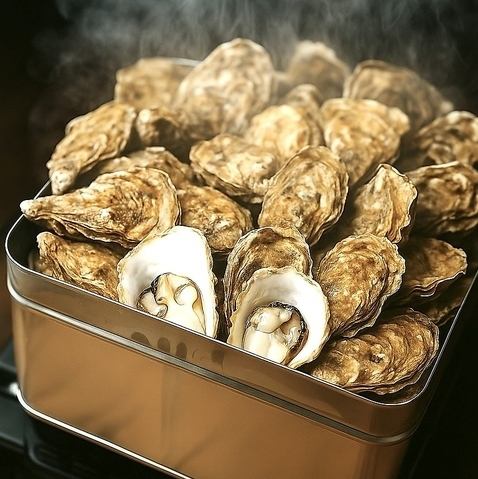 冬季限定!!【牡蠣づくし食べ飲み放題】「牡蠣のカンカン焼き」含む40品食べ飲み放題★3980→3500円