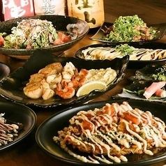 All-you-can-drink [Kotekote Course] Extensive Teppanyaki menu◎All-you-can-drink for 90 minutes with 8 dishes 3500 yen (tax included)
