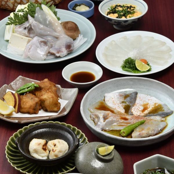 【45周年大感謝祭・第2弾】●創業当時の復刻●とらふぐフルコース≪全9品≫ 8,228円(税込)※9/1~11/15