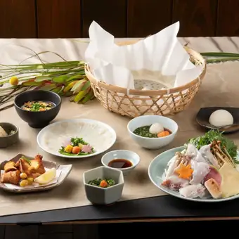 【玄品の季節膳】 ～秋の味覚と共に味わう～秋津膳・中津（なかつ）コース 全6品 ※9/1より