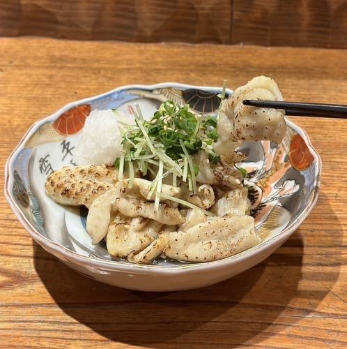 炙り鶏皮ポン酢