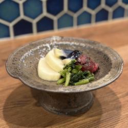 お漬け物盛り合わせ