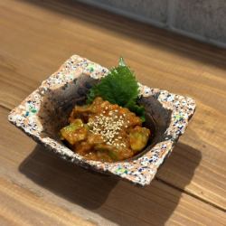 アボガドとチャンジャの和え物