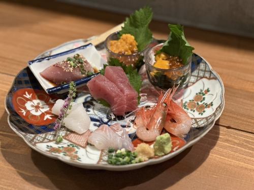 本日の創作鮮魚盛り合わせ(2人前～)
