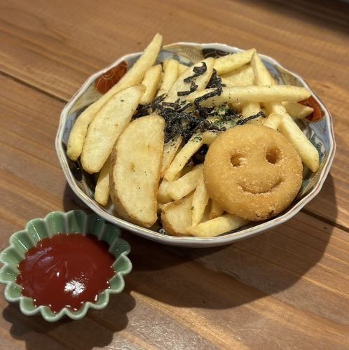 幸せ感じるフライドポテト