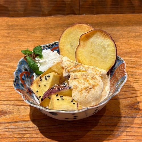 幸せ♪おさつきなこアイス