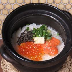 金箔三文鱼籽饭