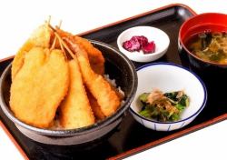 【平日】うま辛串カツ丼定食(5本、7本、10本)