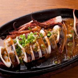 イカの鉄板焼き
