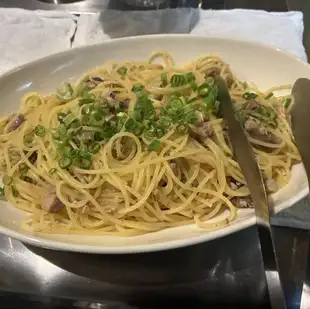 サバ缶ペペロンチーノ