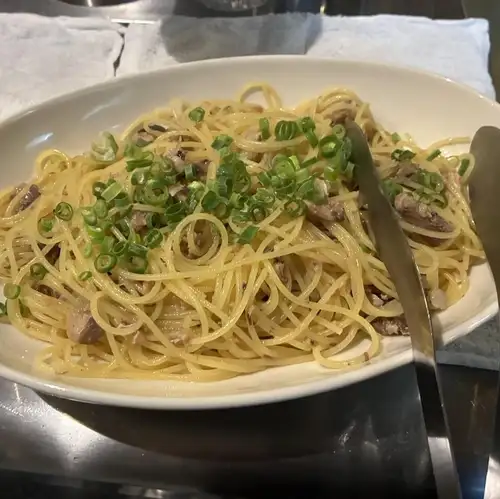 サバ缶ペペロンチーノ