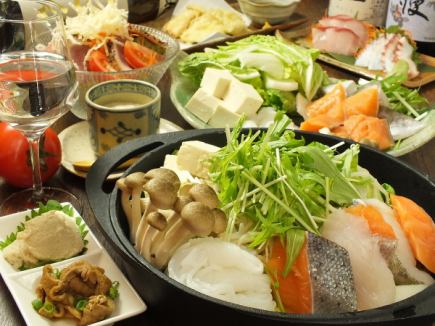 ☆豪華刺身５点盛り【７０００円】コース　１２０分飲み放題付き☆