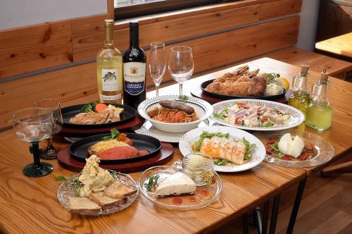 飲み放題付コース3000円～