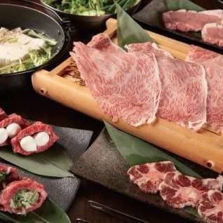 能登牛と厚切りイチボの創作焼肉コース6600円→5940円120分飲み放題付き