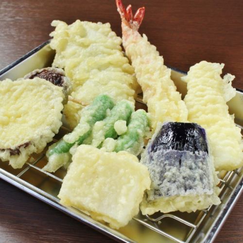 Today's tempura platter