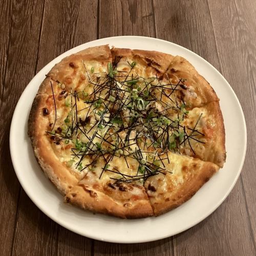 明太のり餅ピザ