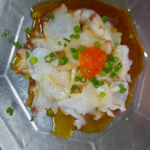 生蛸ポン酢・サーモンのマリネ