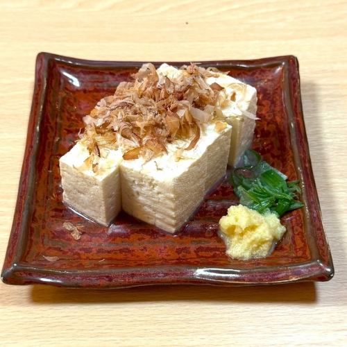 島豆腐の冷奴